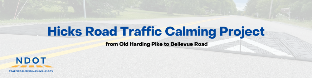 Hicks Road Traffic Calming Meeting